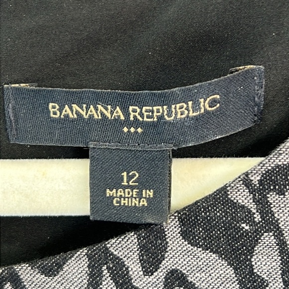 J. Crew Sheath Dress Size 12 Black/Gray Linen Blend Cap Sleeves Lined EUC - Picture 2 of 12